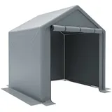Rolipo Gerätehaus Fahrradgarage&Geräteschuppen, Reißverschlusstür, robustes Garagenzelt, BxT: 190x170 cm, 190x170x200cm mit verzinktem Stahlrohr, Lagerzelt für Garten&Werkzeug 190 cm x 170 cm
