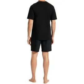 SCHIESSER Shorty Basic kurz V-Ausschnitt Schwarz 54