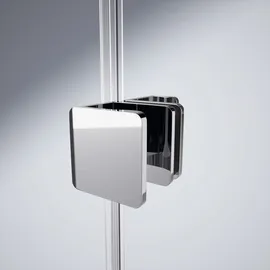 Hüppe Xtensa pure Gleittüreckeinstieg links 90 x 90 cm silber hochglanz ESG klar XT1303069321