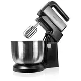 Handmixer mit Rührschüssel 3L 300W 5 Geschwindigkeiten Turbo Schneebesen und ...