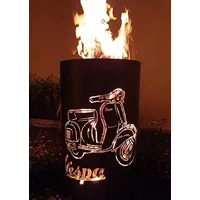 Feuertonne/Feuerkorb mit Motiv Vespa