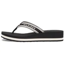 Tommy Hilfiger TH Flag Print Summer Sandal Schwarz 40