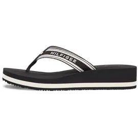 Tommy Hilfiger TH Flag Print Summer Sandal Schwarz 40
