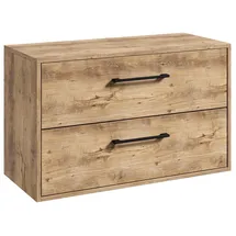 Badplaats Waschtischunterschrank Florence 80 x 46 x 46 cm Kastanie Eiche