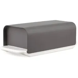Alessi Butterdose Mattina Porzellan Grau Dunkelgrau
