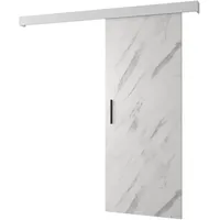 Schiebetür Komplettset - Schiebetürsystem Salwador 1 - Schiebetüren - Trennwände - Raumteiler - Innentüren, Tür 90 x 204 cm - Schiebetür Schiene - Zimmertür mit Schiebetür Griff - Saloontür