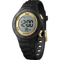 ICE-Watch - ICE digit Black gold - Schwarze Mädchenuhr mit Plastikarmband - 021607 (Small)