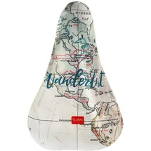 Legami Sattelbezug Fahrradsattelbezug wasserabweisend Motiv Travel 23 x 26 cm