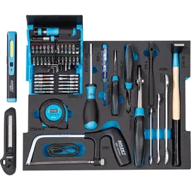 HAZET Sortimentskasten Kunststoff 83 Teile blau