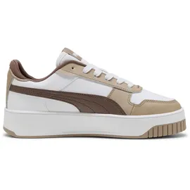 Puma Carina Street Plateau Damen Weiß/Braun/Bronze 42