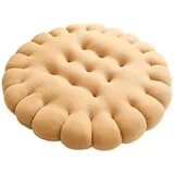 Yahbrra Kissen, Bodenkissen, Meditationskissen, Sitzkissen für Spielzimmer, Sitz, Balkon, Quadrat Sitzkissen Sitzerhöhung Sitzkissen Weich(Round-beige,1 Pack (40 * 40 * 8cm))