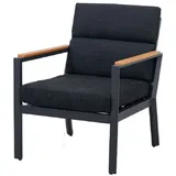Gardissimo Lounge-Sessel NARA 68 x 90 x 80 cm Braun mit Kissen