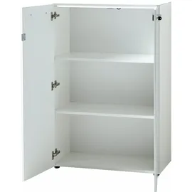 Germania Monteria Aktenschrank 80 x 37 x 120 cm weiß