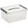 SUNWARE Q-Line Aufbewahrungsbox 40 x 30 x 18 cm 6-tlg. transparent/silber