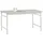Manuflex BB3031.7035 Beistelltisch BASIS stationär mit Melamin-Tischplatte in Lichtgrau RAL 7035, BxTxH: 1250 x 600 x 780mm