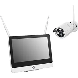 Full HD WLAN Überwachungssystem mit Monitor WR100 SET MB - 1 TB Festplatte