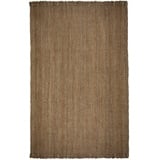 FLAIR RUGS Teppich Jute Boucle, rechteckig, Höhe: 7 mm, aus 100% Jute, mit Fransen, aus Naturfasern beige 200 cm x 290 cm x 7 mm