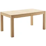 MCA Furniture MCA Esstisch mit Auszug Alento 160/260 x 90 cm Holz Braun Eiche