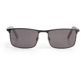 Tom Tailor Herren Eckige Sonnenbrille, schwarz, Uni, Gr. ONESIZE