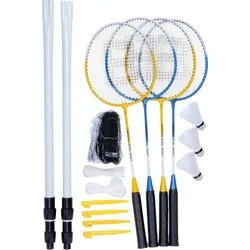 Toyrific Badmintonset 4 Spieler Baseline Pro blau No Size