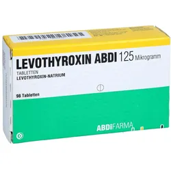 LEVOTHYROXIN Abdi 125 Mikrogramm Tabletten 98 St