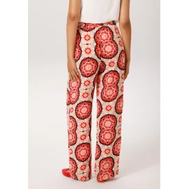 Aniston CASUAL Schlupfhose mit fantasievollem Mandela-Druck bunt/rosa/rot/schwarz 42