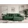 altdecor Ecksofa Cord mit Schlaffunktion 2-Sitzer Grün
