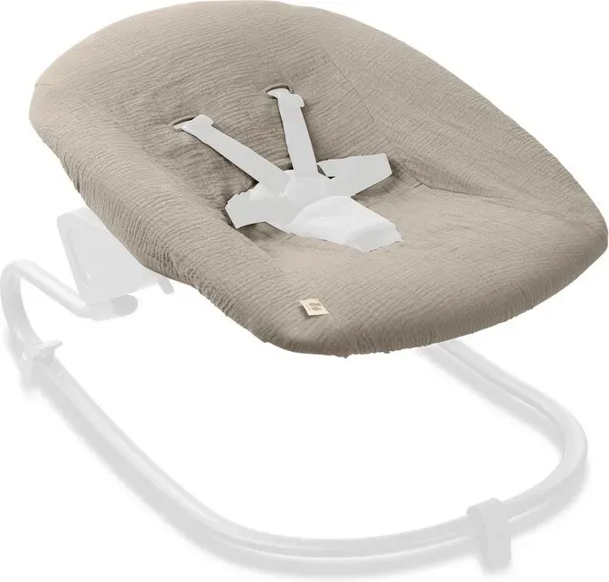Hauck Bezug für Alpha Newborn Bouncer (atmungsaktiv und einfach waschbar) – beige