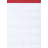 Baier & Schneider Brunnen 1055432 Notizblock A5 kariert, 50 Blatt, perforiert,