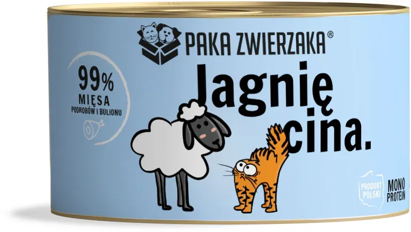 Paka Zwierzaka- Nassfutter mit Lammfleisch 12x200g (Rabatt für Stammkunden 3%)