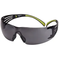 3M SecureFit 400 Schutzbrillen, blau-grauer Rahmen, PC, UV/Scotchgard Anti-Fog, Tönung: grau, SF402SGAF-BLU