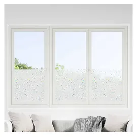 vidaXL Fensterfolie, Fensterfolie Blumen-Muster 60 x 500 cm PVC