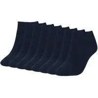 Tommy Hilfiger Damen Sneaker Socken Füßlinge Kurzsocken 343024001 8 Paar, Farbe:Blau, Menge:8 Paar (4x 2er Pack), Größe:39-42, Artikel:-356 jeans - 39-42