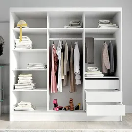 a&j möbelland gmbh Schiebetürenschrank VIDA 200 x 215 x 59,5 cm Grau