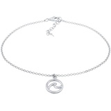 Elli Welle Strand Maritim Sommer Trend 925 Silber Fußketten Damen