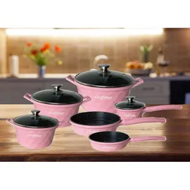 Cheffinger Diamant Topf-Set 12-tlg. Kochtopf + Deckel