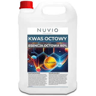 Essigsäure 80% technisch 4l Essigsäure 80% Essigessenz 4 liter Kanister konzentrierte Reinigungslösung NUVIO