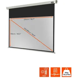 celexon Leinwand Motor Professional 220 x 124 cm