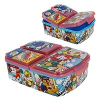 Stor 3-Fächer-Brotdose Paw Patrol- Comic, Lunchbox, Mehrfarbig