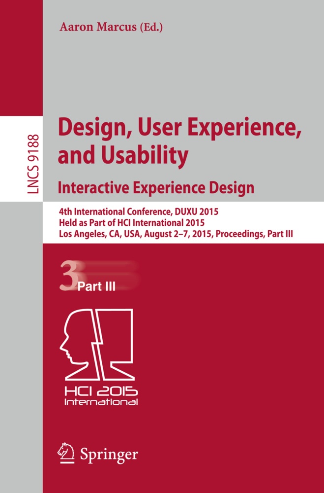 Design  User Experience  And Usability: Interactive Experience Design  Kartoniert (TB)