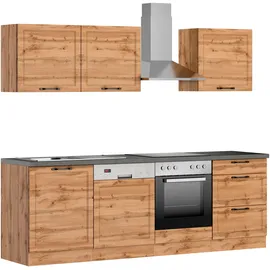 kochstation Küchenzeile KS-Lani 240 cm weiß