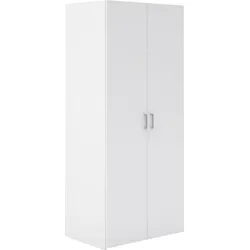 Kleiderschrank INOSIGN "Space Drehtürenschrank, Aufbewahrung Kasten Schrank Stauraum", weiß, B:77,6cm H:175,4cm T:49,52cm, Spanplatte, Schränke, Kinderkleiderschrank, 1 Tür, Platzsparen, schmal, 40 cm Breite, 3 Einlegeböden