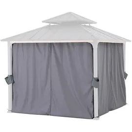 Sunjoy Vorhang für Zedernholz Gazebo 300 cm x 300 cm