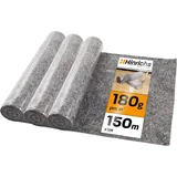 Hinrichs Malervlies 3er Set 50m 180g/m2 - Abdeckvlies Anti-Rutsch