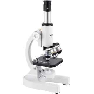 Vevor Monokularmikroskop für Erwachsene, professionelles VerbundmikroskopSet, 40X-2000 Vergrößerung, Gehäuse aus Aluminiumlegierung, inkl. LED-Licht & Telefonhalterung, für Labor, Schule, Zuhause