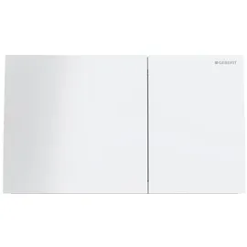 Geberit Sigma70 Betätigungsplatte Glas weiß