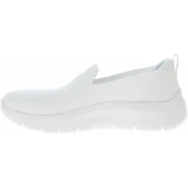 SKECHERS GO Walk Flex Bright Summer Sneaker, White Textile/Trim, 37