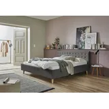 Meise Möbel Polsterbett PORTA - grau