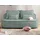 S-Style Kindersofa Vero 210 x 90 x 98 cm Teilmassiv Buche Blaugrau
