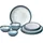 Brunner Midday Set Tuscany Geschirrset 12-tlg. blau